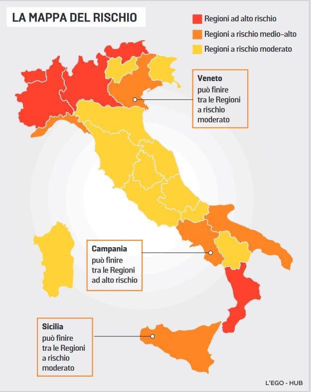 italia colori regioni